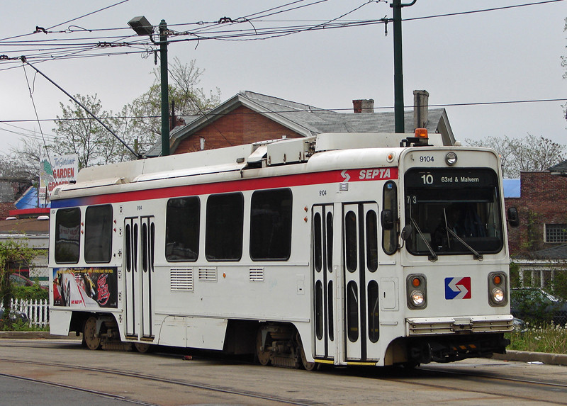 Photo of Kawasaki SEPTA Trolley at 63rd and Malvern Ave's - Philadelphia