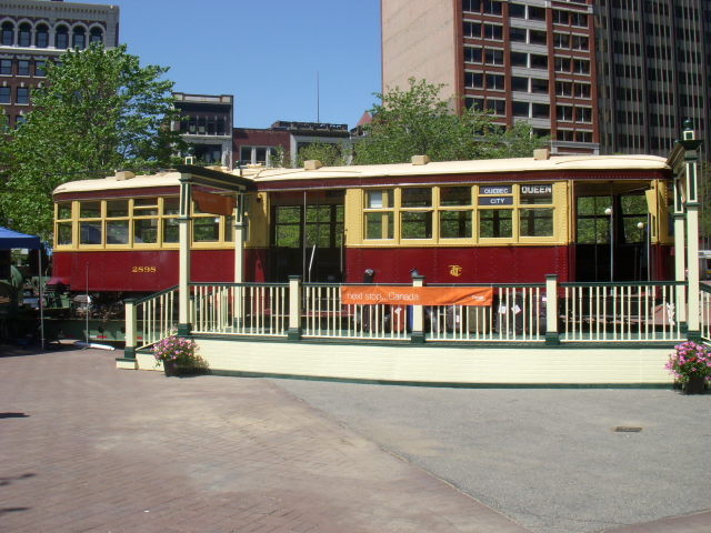Photo of TTC Peter Witt Trolley 3898 on Display in Boston