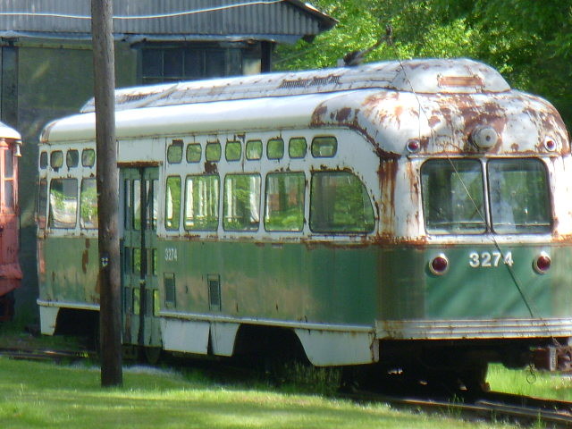 Photo of EX-MBTA PCC 3274 at Seashore Trolley Museum