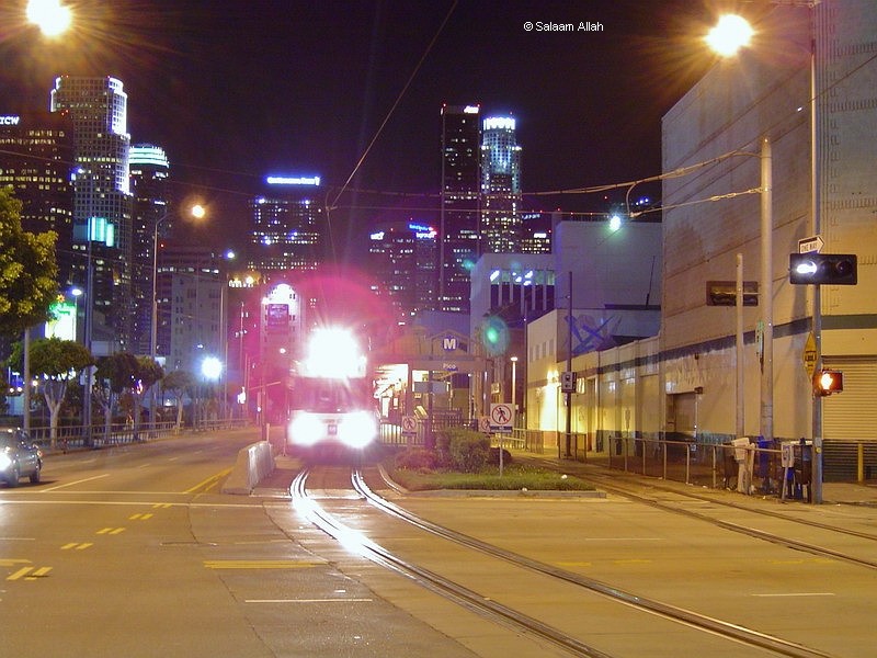 Photo of  LACMTA Blue Line light rail transit system Los Angeles County Ca