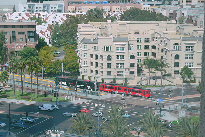 Photo of San Diego Trolley at Seaport Plaza