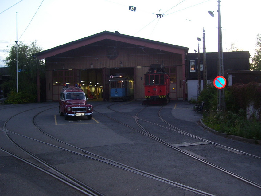 Photo of Tram Barn, Line No. 7, Stockholm, Sweden