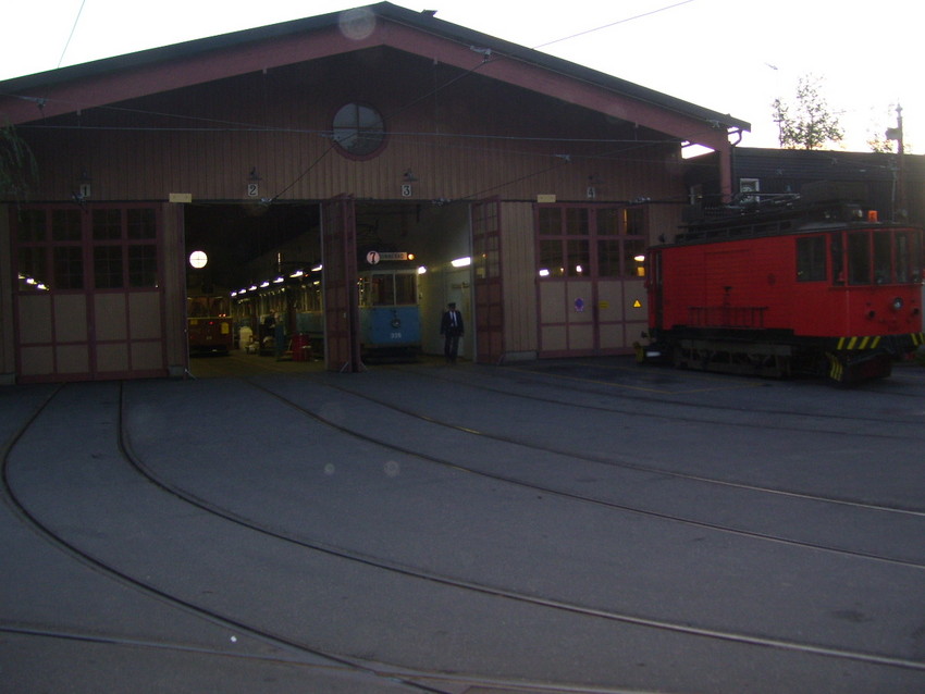 Photo of Tram Barn, Line No 7, Stockholm, Sweden