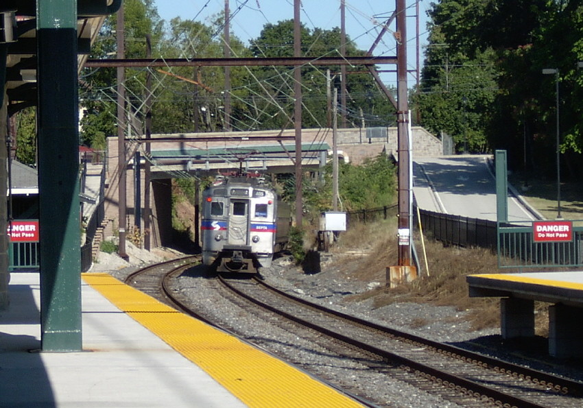 Photo of Northbound Septa Train Heads For Doylestown, PA
