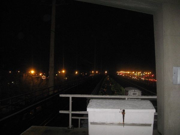 Photo of LIRR in the Night @ Bellmore