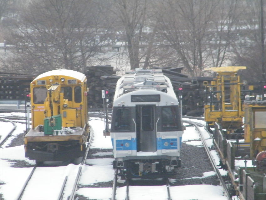 Photo of Blue line cars