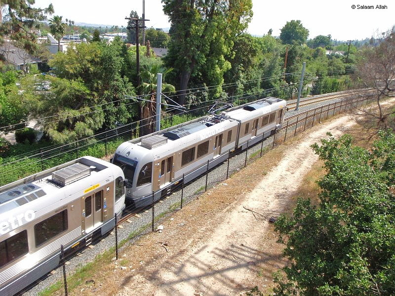 Photo of  LACMTA Gold Line light rail transit system Los Angeles County Ca