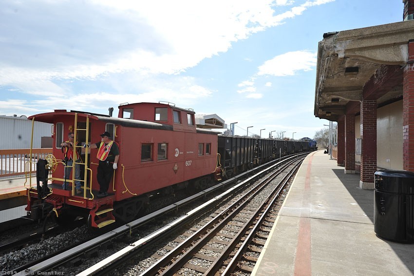 Photo of SIR Work Train in Staten Island NYC