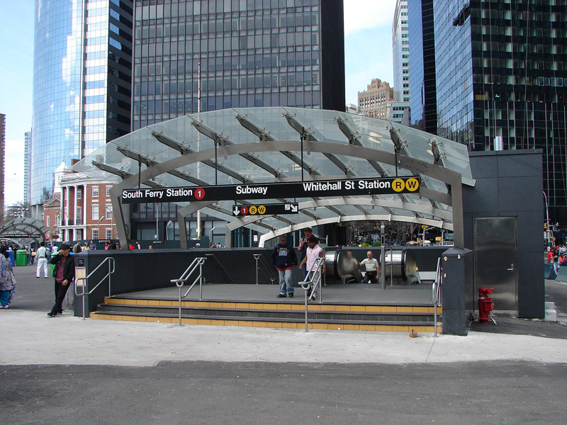 Photo of South Ferry & Whitehall Station Entrance - New York City