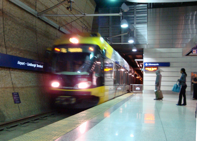 Photo of Light rail at the airport