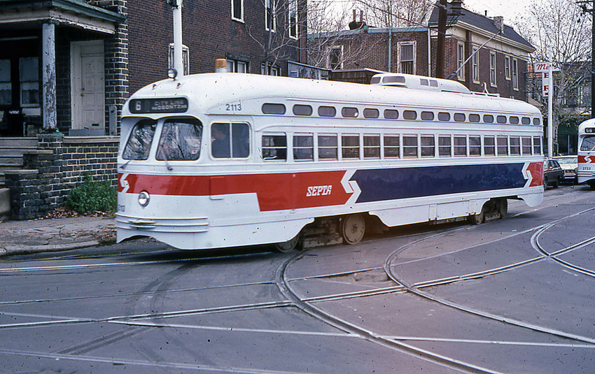Photo of SEPTA PCC 2113 at Luzerne St. & Old York Rd.