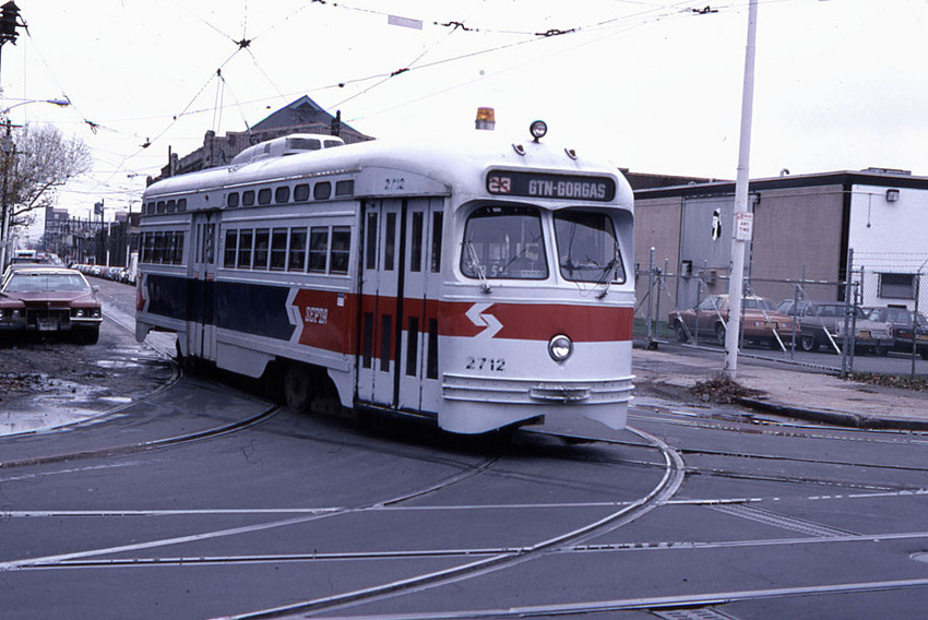 Photo of SEPTA PCC 2712 at Luzerne St. & Old York Rd.