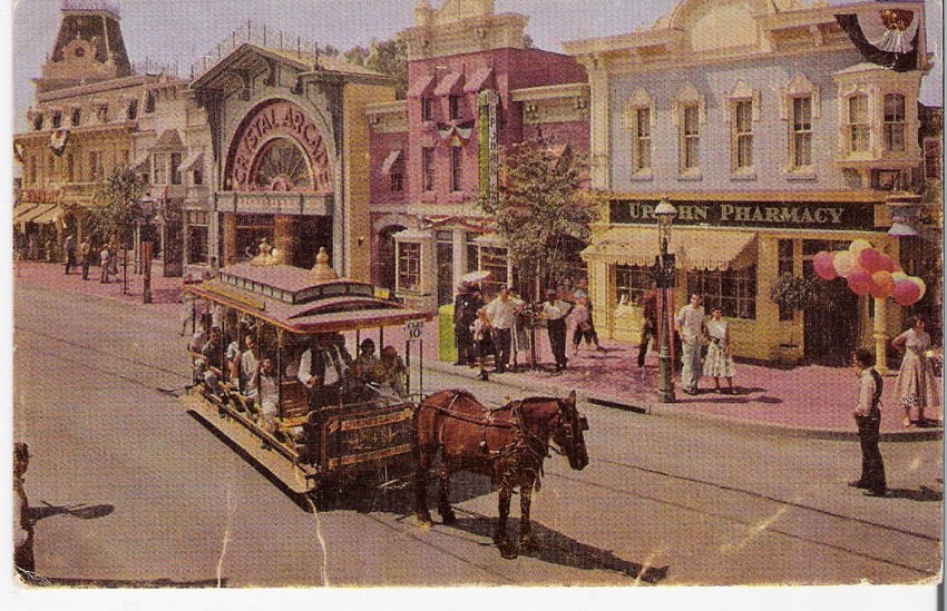 Photo of Main Street in Disneyland (Post Card)