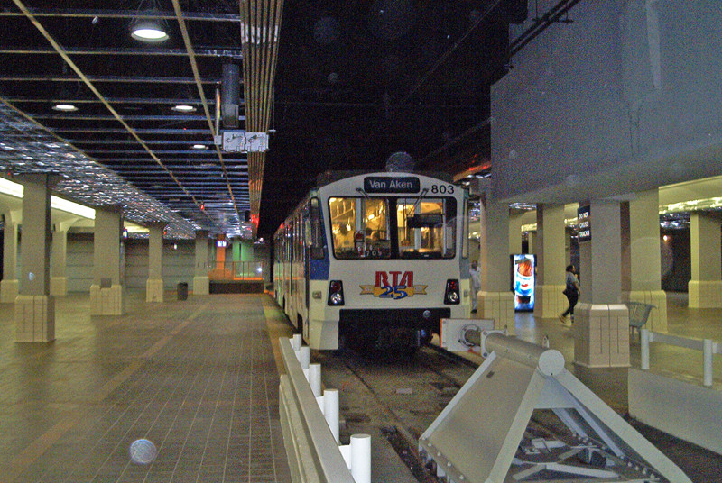Photo of Cleveland's RTA car 803 at Tower City Station