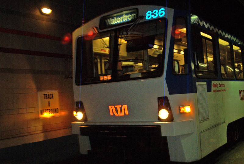 Photo of Cleveland's RTA car 836 at Tower City Station