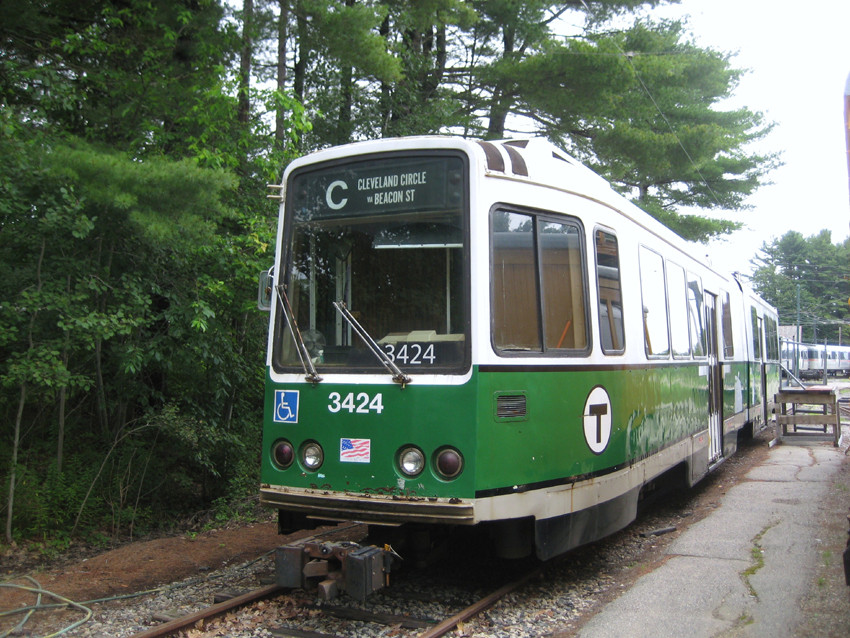 Photo of MBTA Greenline LRV