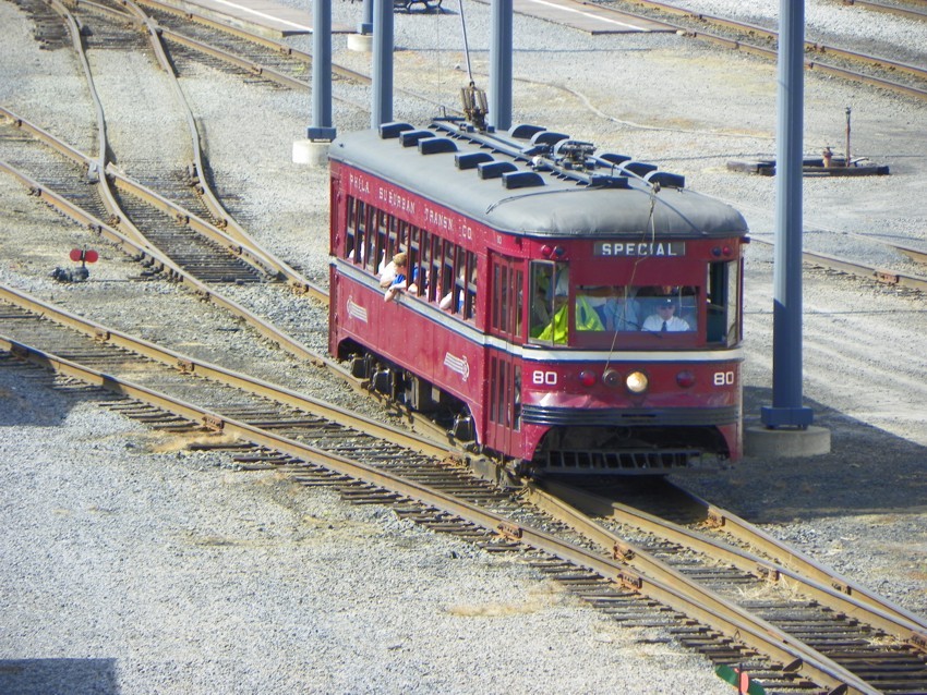 Photo of Philadelphia Suburban Transportation Co. 80 in Scranton, Pa.