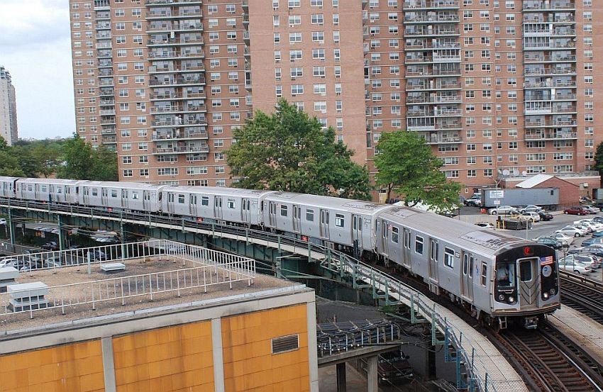 Photo of F Train arriving West 8th St