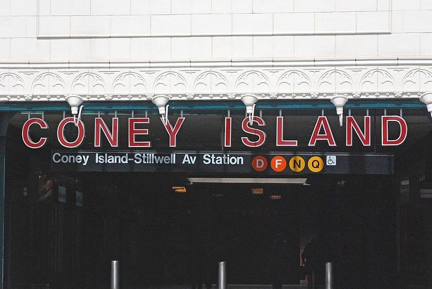 Photo of Coney Island Subway Sign