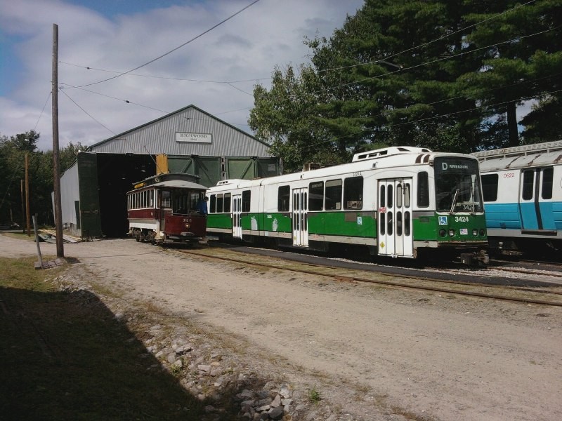 Photo of Seashore Trolley Museum - 75 Years apart (more or less)