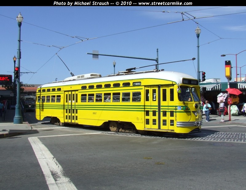 Photo of San Francisco Muni PCC 1057