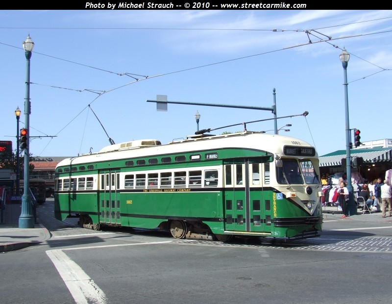 Photo of San Francisco Muni PCC 1062