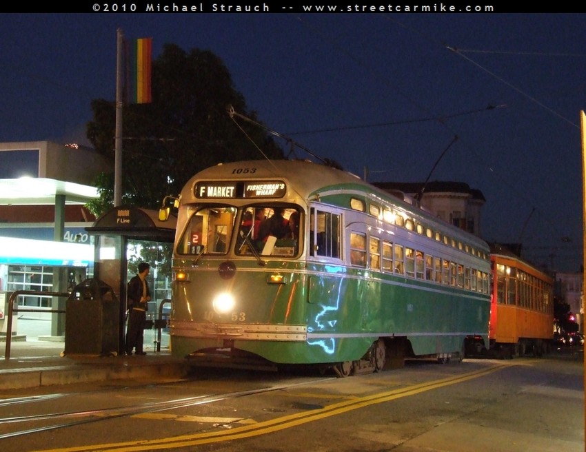 Photo of San Francisco Muni PCC 1053