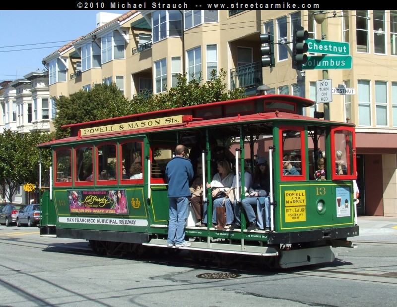Photo of San Francisco Muni Powell Cable Car 13