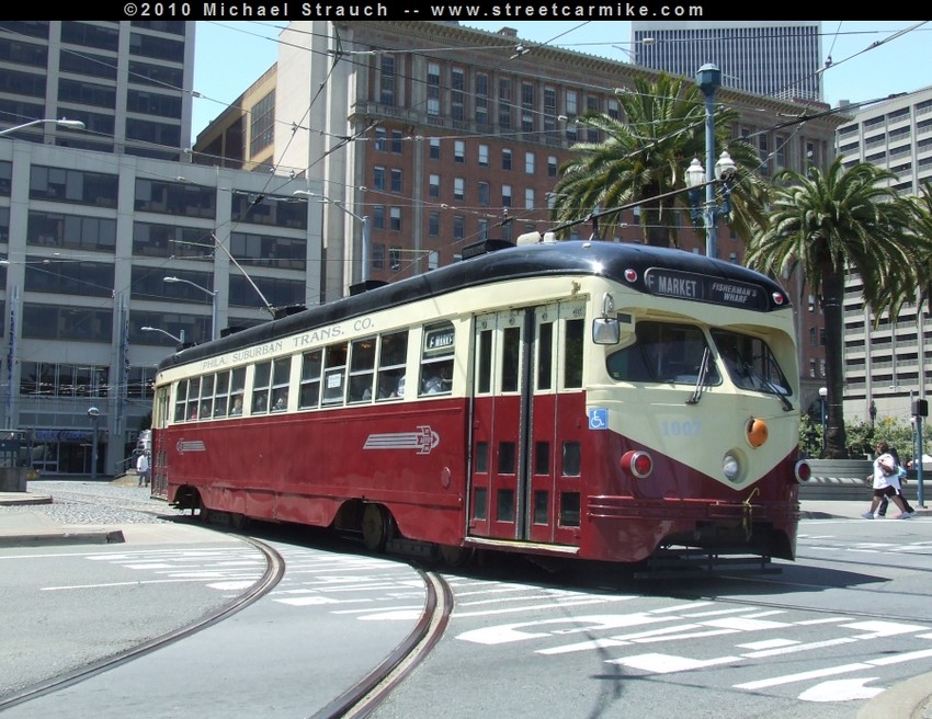 Photo of San Francisco Muni PCC 1007