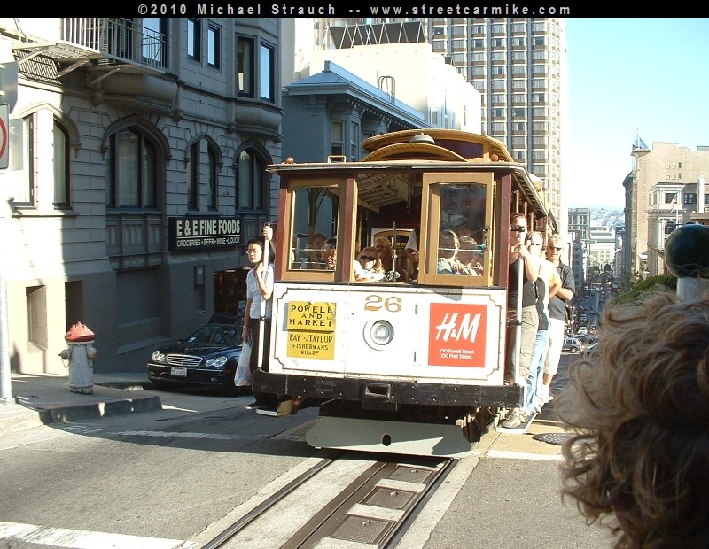 Photo of San Francisco Muni Powell Cable Car 26