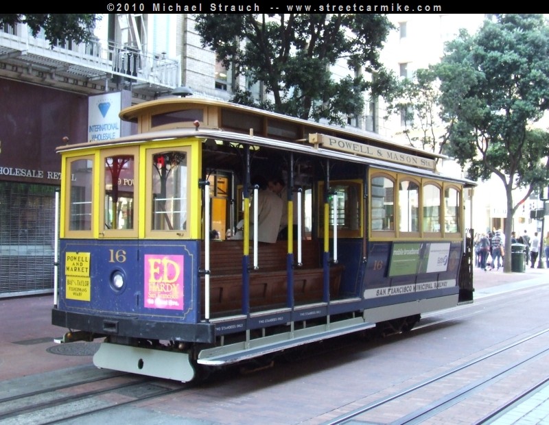 Photo of San Francisco Muni Powell Cable Car 16