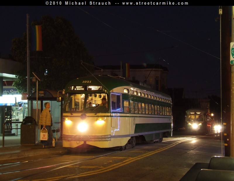 Photo of San Francisco Muni PCC 1051
