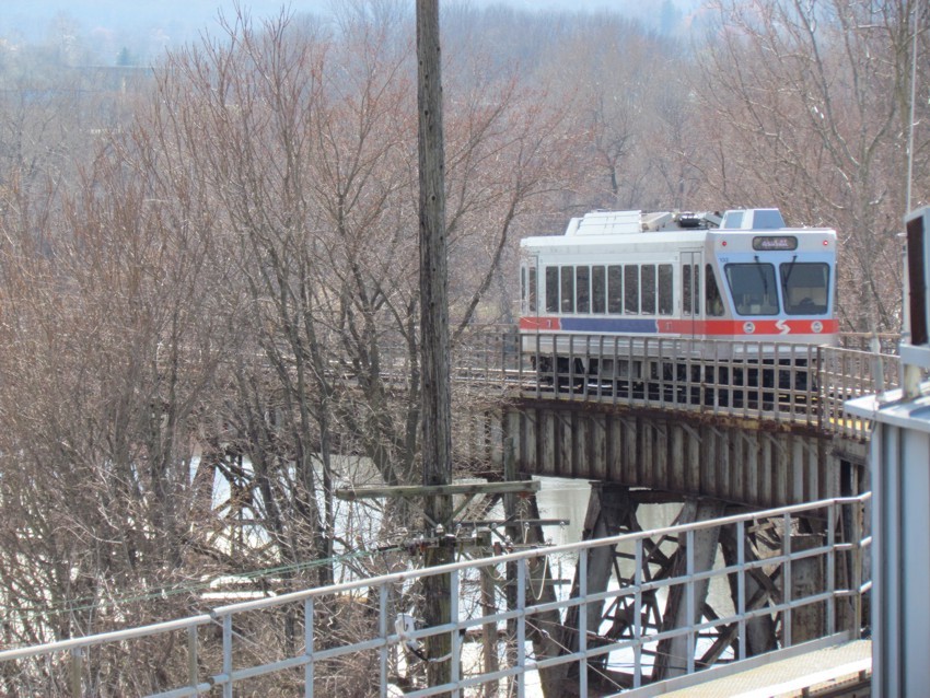 Photo of SEPTA 132 in Norristown, PA.