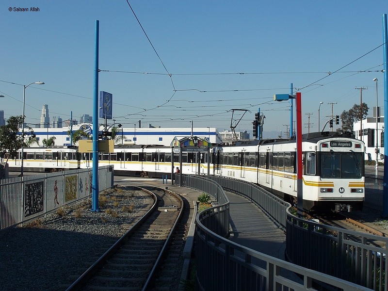 Photo of LACMTA Blue Line light rail system