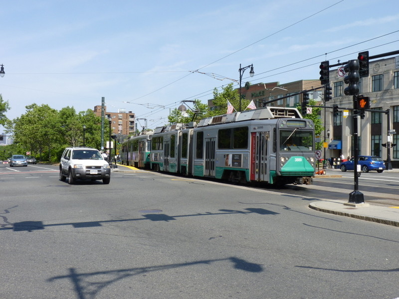Photo of Cars and Trolleys on the Green Line