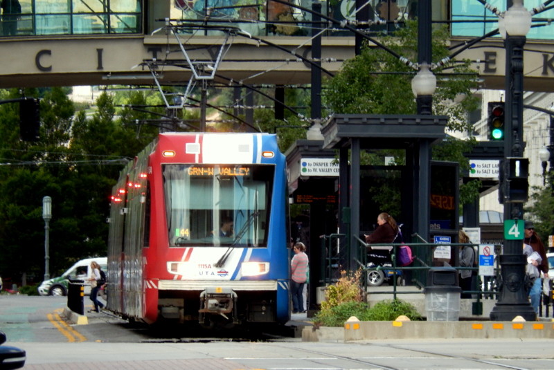 Photo of Green Line at City Creek