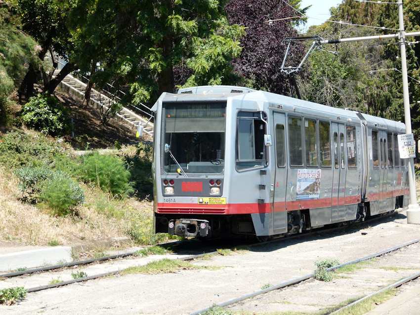 Photo of J-Line tram action