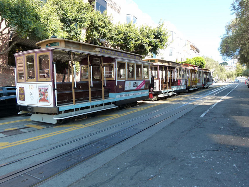 Photo of Line of cable cars