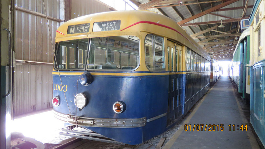 Photo of San Francisco Municipal Railway car #1003