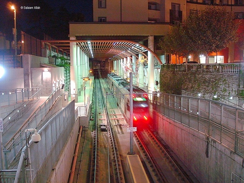 Photo of  	 LACMTA gold line light rail system