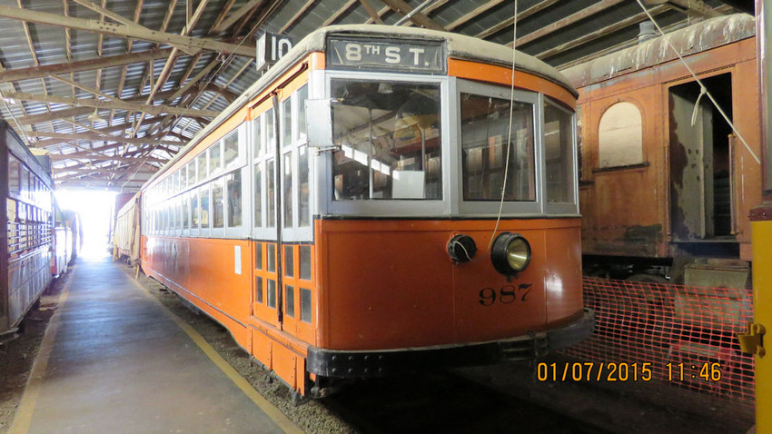 Photo of Key System streetcar #987