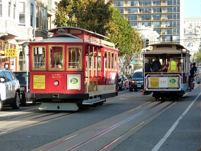Photo of Cable cars #s 25 & 18