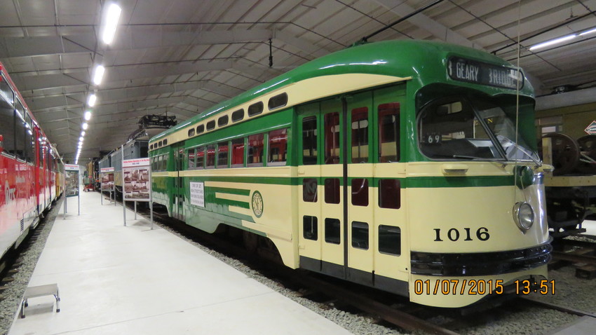 Photo of San Francisco Municipal Railway streetcar #1016