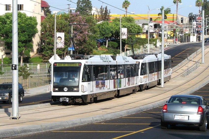 Photo of Gold Line test train.