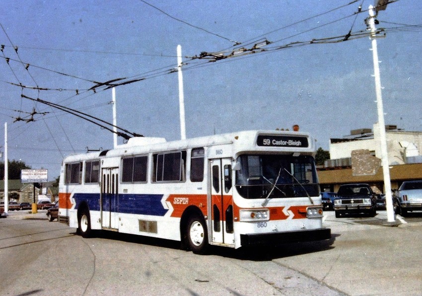 Photo of AMGeneral trackless trolley