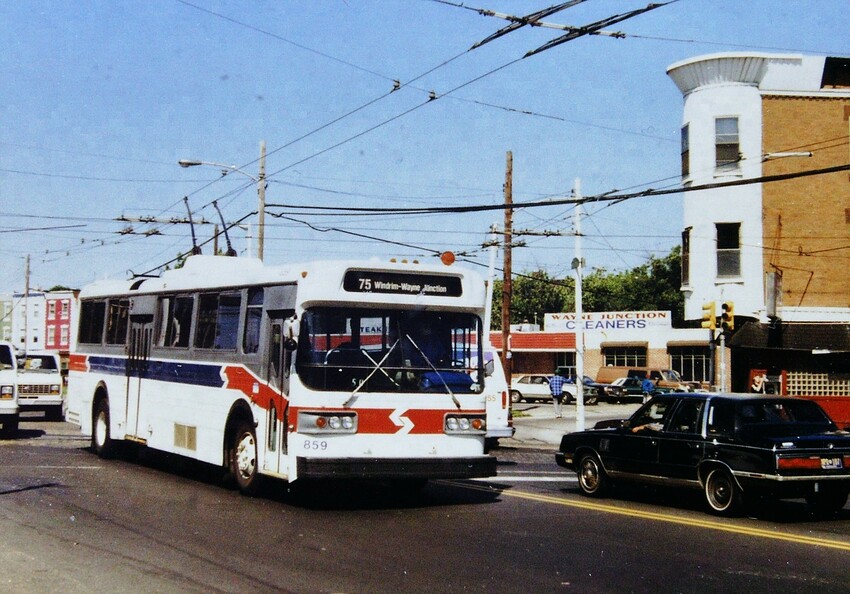 Photo of AMGeneral trackless trolley