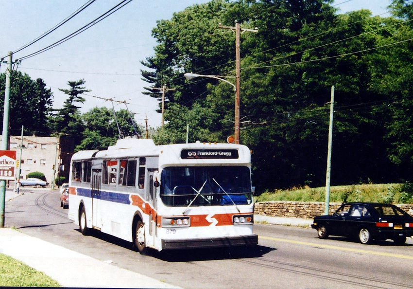 Photo of AM General trackless trolley