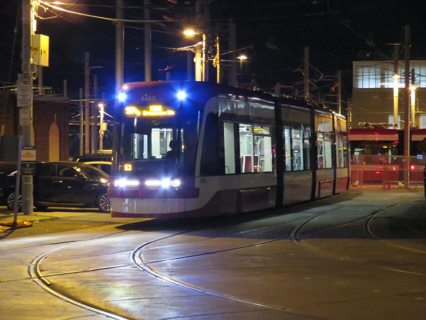 Photo of Night time streetcar action