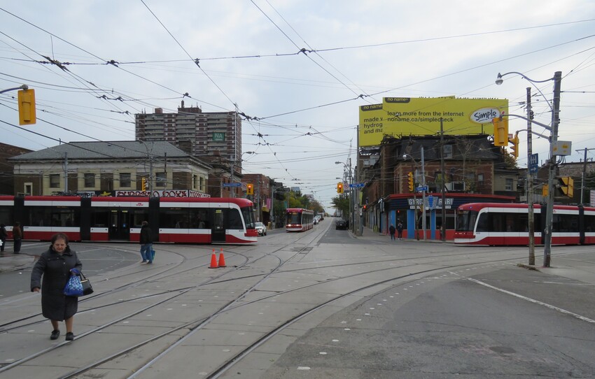 Photo of Three-way streetcar action