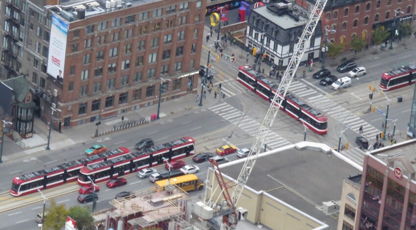 Photo of Four-way Streetcar Action